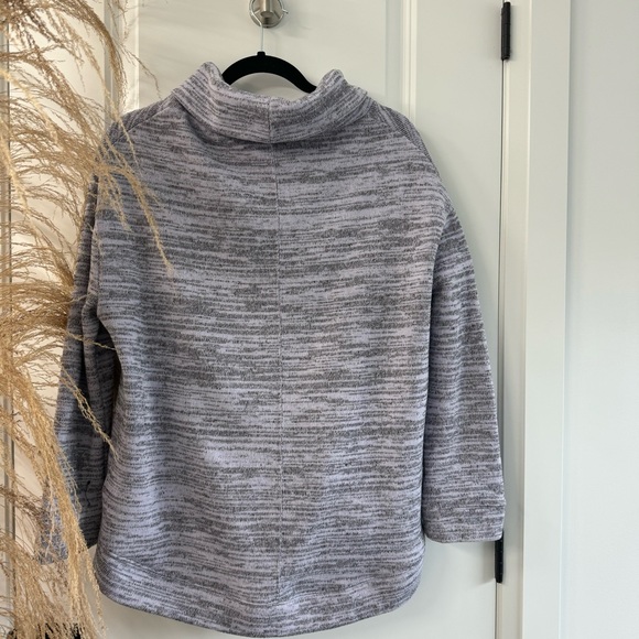 anthropologie saturday sunday purple heathered sweater - Picture 4 of 5